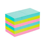 3M POST-IT SUPER STICKY COSMIC BLOCCHETTI 90 FOGLI 47.6X47.6 mm COLORI ASSORTITI CONF 12 Pz.