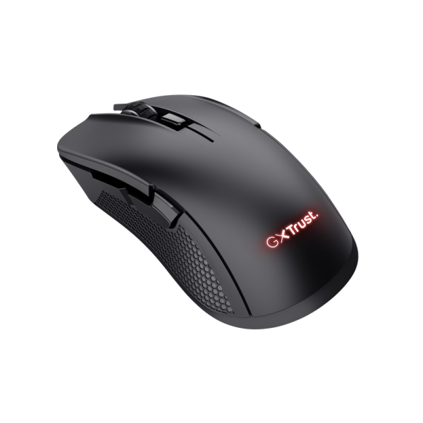 TRUST GXT923 YBAR MOUSE GAMING WIRELESS 2.4GHz PROGRAMMABILE BASSA LATENZA 7.000 DPI REGOLABILI NERO
