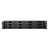 SYNOLOGY RACKSTATION RS2423+ NAS CHASSIS RACK 2U AMD RYZEN V1780B 3.35GHz RAM 8GB-12 BAY HDD/SSD 2.5"/3.5"-LAN 10/100/1000/10000 Mbps COLORE NERO/GRIGIO
