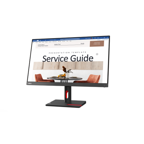 LENOVO THINKVISION S24i-30 23.8" LED FULL HD IPS 16:9 250 CD/mq CONTRASTO 1300:1 100Hz 6ms LOW BLUE LIGHT 1 x VGA 1 x HDMI ROSSO/NERO