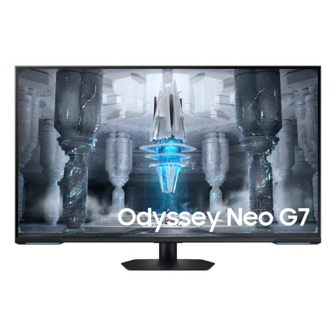 Samsung S43CG700NU LED display 109,2 cm [43] 3840 x 2160 Pixel 4K Ultra HD Bianco (Samsung Odyssey Neo G7 S43CG700NU - G70NC Series - QLED monitor - Smart - gaming - 43 - 3840 x 2160 4K @ 144 Hz - VA