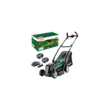 Bosch 37-550 Tagliaerba a spinta Batteria Nero, Verde