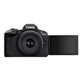 Canon EOS R50, Black + RF-S 18-45mm F4.5-6.3 IS STM Kit MILC 24,2 MP CMOS 6000 x 4000 Pixel Nero