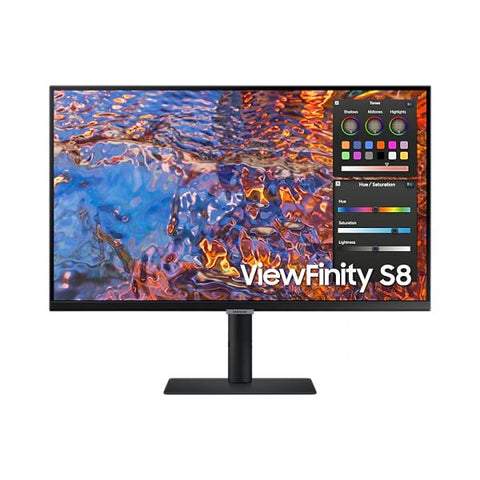 Samsung S32B800PXP Monitor PC 81,3 cm [32] 3840 x 2160 Pixel 4K Ultra HD Nero (SAMSUNG 32IN VIEWFINITY S80PB USBC)