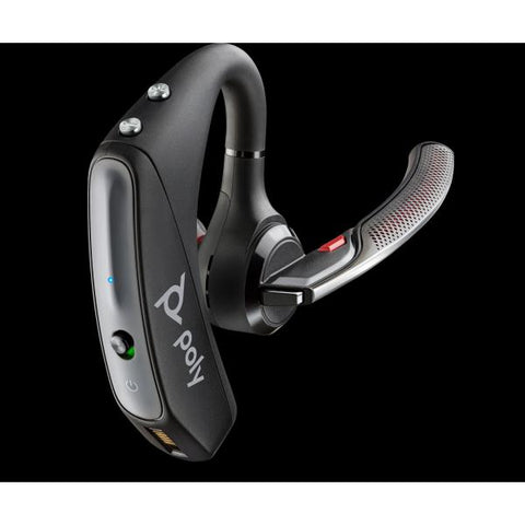 POLY Voyager 5200 UC Auricolare Wireless A clip Ufficio Micro-USB Bluetooth Nero