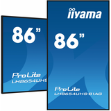 iiyama ProLite To Be Updated Monitor PC 2,17 m [85.6] 3840 x 2160 Pixel 4K Ultra HD LED Nero (Iiyama LH8654UHS-B1AG - 86 Categoria diagonale LH54 Series Display LCD retroilluminato a LED - segnaletic