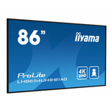 iiyama ProLite To Be Updated Monitor PC 2,17 m [85.6] 3840 x 2160 Pixel 4K Ultra HD LED Nero (Iiyama LH8654UHS-B1AG - 86 Categoria diagonale LH54 Series Display LCD retroilluminato a LED - segnaletic