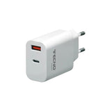 TECNO ALIMENTATORE CARICA RAPIDA TYPE C / USB 20W 3A BIANCO TC-883