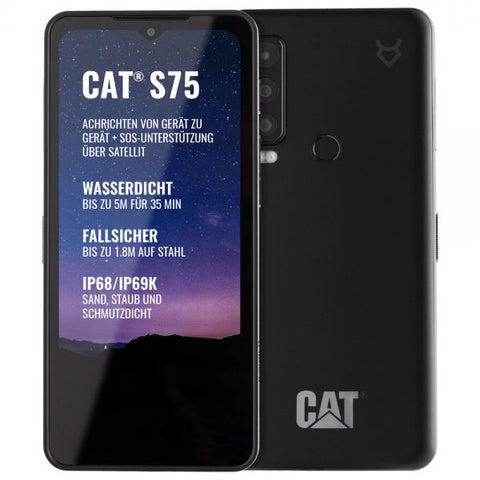 CAT S75 16,7 cm [6.58] Android 12 5G 6 GB 128 GB 5000 mAh Nero (CAT S75 128GB DS Black 6.6 5G Android)