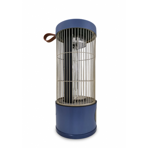 ARGO LOONEY STUFA ELETTRICA CON RESISTENZA IN FIBRA DI CARBONIO 800W CONTROLLO MECCANICO 2 MODALITA' BLU