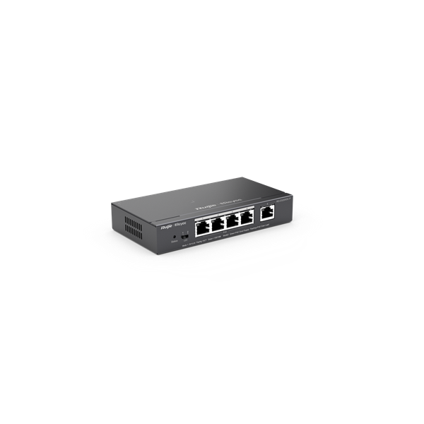 5-Port Gigabit Smart POE Switch 5 Gigabit RJ45 Ports including 4 PoE/POE+ Ports 54W PoE power budget Desktop Steel Case