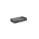 5-Port Gigabit Smart POE Switch 5 Gigabit RJ45 Ports including 4 PoE/POE+ Ports 54W PoE power budget Desktop Steel Case