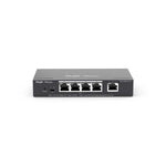 5-Port Gigabit Smart POE Switch 5 Gigabit RJ45 Ports including 4 PoE/POE+ Ports 54W PoE power budget Desktop Steel Case