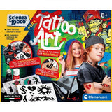 CLEMENTONI SCIENZA E GIOCO TATTOO ART SET TATUAGGI