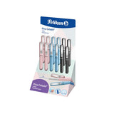 Pelikan Piña Colada penna stilografica Sistema de riempimento della cartuccia Antracita, Blu, Rosa 12 pz 