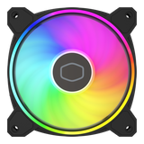 COOLER MASTER MASTERFAN MF120 HALO2 ARGB VENTOLA DI RAFFREDDAMENTO CABINET RGB 120 X 120 X 25MM NERO