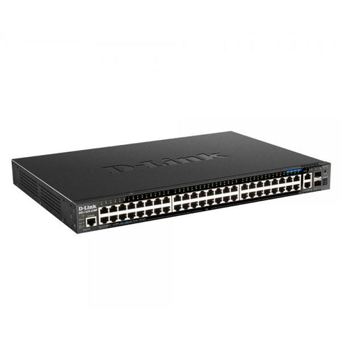 D-Link DGS-1520-52MP Gestito L3 Gigabit Ethernet [10/100/1000] Supporto Power over Ethernet [PoE] 1U Nero (52-P SMART MANAGED POE+ SWITCH)