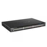 D-Link DGS-1520-52MP Gestito L3 Gigabit Ethernet [10/100/1000] Supporto Power over Ethernet [PoE] 1U Nero (52-P SMART MANAGED POE+ SWITCH)