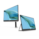 Monitor portátil ASUS ZENSCREEN MB249C para PC, 23,8", Full HD IPS, relación de aspecto 16:9, 5 ms, 250 cd/m², contraste 1000:1, 75 Hz, FreeSync, sin parpadeo, USB-C, 1 x HDMI 