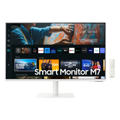 Samsung Smart Monitor M7 - M70C da 32'' UHD Flat (S32Cm703Uu Computer Monitor - 81.3 Cm [32] 3840 X 2160 - Pixels 4K Ultra Hd Led White - Warranty: 12M)