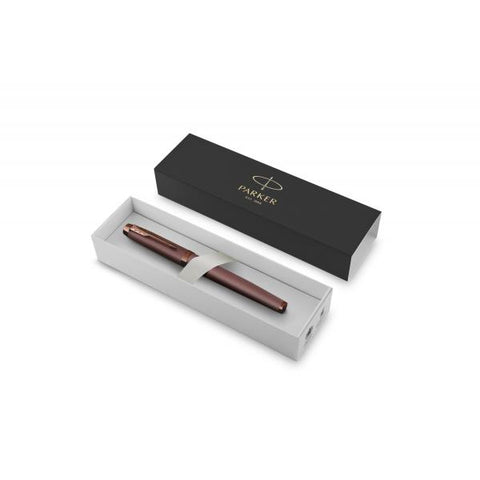 PARKER IM MONOCHROME PENNA STILOGRAFICA PENNINO M FUSTO E PUNTALE BORDEAUX INCHIOSTRO BLU CONFEZIONE REGALO