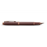 PARKER IM MONOCHROME PENNA STILOGRAFICA PENNINO M FUSTO E PUNTALE BORDEAUX INCHIOSTRO BLU CONFEZIONE REGALO