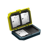 Angelbird Technologies Media Tank custodia per scheda di memoria 4 schede Alluminio Nero, Giallo