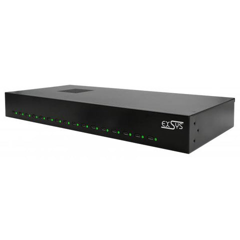 EXSYS EX-11016 Caricabatterie per dispositivi mobili Universale Nero AC Ricarica rapida Interno