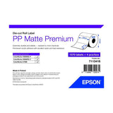 Epson 7113418 etichetta per stampante Bianco Etichetta per stampante autoadesiva (EPSON PP Matte Label 102x76mm 1)