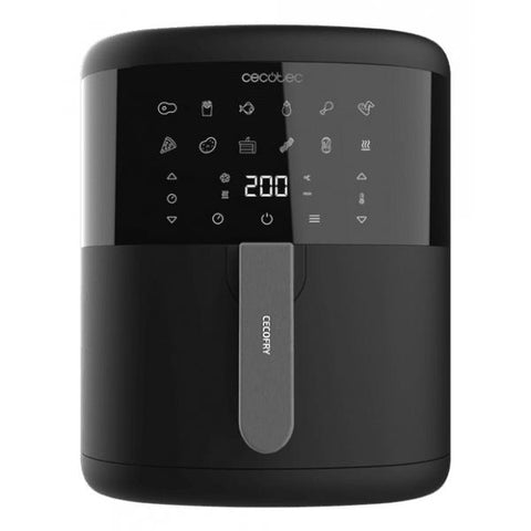 CECOTEC CECOFRY BOMBASTIK 6000 FRIGGITRICE AD ARIA 6 LT 1700W TECNOLOGIA PERFECTCOOK 12 PROGRAMMI NERO