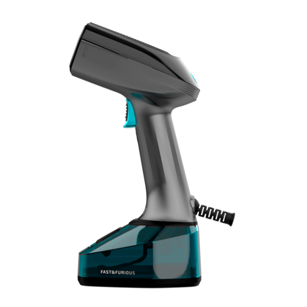 CECOTEC FAST&FURIOS 4040 ABSOLUTE FERRO DA STIRO VERTICALE A VAPORE CONTINUO 1700W CAVO DA 2 MT 2 SPAZZOLE GRIGIIO AZZURRO