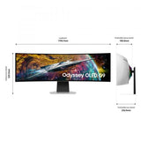 Samsung Monitor Gaming Odyssey OLED G9 da 49'' Dual QHD Curvo (Samsung Odyssey OLED G9 S49CG950SU - L)