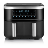 Severin FR 2453 Doppia 3,25 L Indipendente 2850 W Friggitrice ad aria calda Nero, Argento