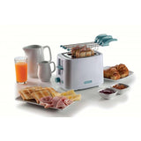 ARIETE 0157/04 BREAKFAST TOSTAPANE ELETTRICO 2 FETTE 7 LIVELLI DI DORATURA ESPULSIONE AUTOMATICA 760W BIANCO