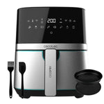 CECOTEC CECOFRY AIRFRYER FRIGGITRICE AD ARIA ACCIAIO INOX 5.5 LT 1.700 W DIGITALE PER COTTURA SENZA OLIO TECNOLOGIA PERFECTCOOK TERMOSTATO