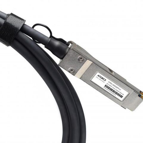ATGBICS DAC-QSFP-40G-50CM-AT cavo InfiniBand e in fibra ottica 0,5 m QSFP+ Nero (Universally Coded MSA compliant Direct Attach Copper Cable 40GBase-CU QSFP+ [Passive Twinax, 0.5m]) 