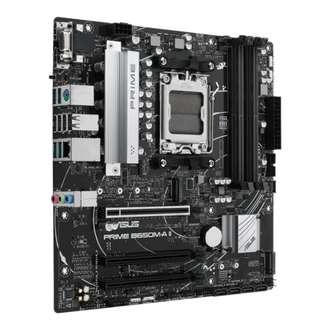 ASUS PRIME B650M-A II-CSM AMD B650 Socket AM5 micro ATX (Asus PRIME B650M-A II-CSM - Corporate Stable Model, AMD B650, AM5, Micro ATX, 4 DDR5, VGA, HDMI, DP, 2.5G LAN, 2x M.2)