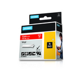 DYMO D1 RHINO PRO NASTRO PER ETICHETTATRICE IN VINILE ROSSO/BIANCO 12MM X 5.5M (1805416)