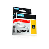 DYMO D1 RHINO PRO NASTRO PER ETICHETTATRICE IN VINILE ROSSO/BIANCO 12MM X 5.5M (1805416)