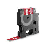 DYMO D1 RHINO PRO NASTRO PER ETICHETTATRICE IN VINILE ROSSO/BIANCO 12MM X 5.5M (1805416)