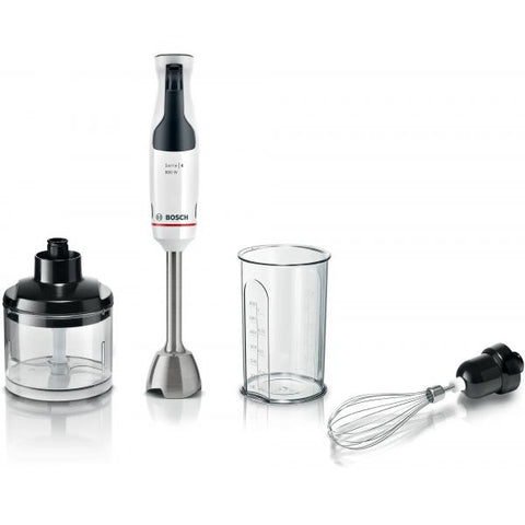 Bosch Serie 4 MSM4W421 frullatore Frullatore ad immersione 800 W Nero, Bianco