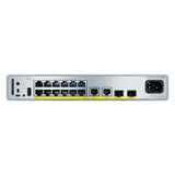 Cisco C9200CX-12P-2XGH-E switch di rete Gestito Gigabit Ethernet [10/100/1000] Supporto Power over Ethernet [PoE] (Cisco Catalyst 9200CX - Network Essentials - switch - compact - L3 - Managed - 12 x