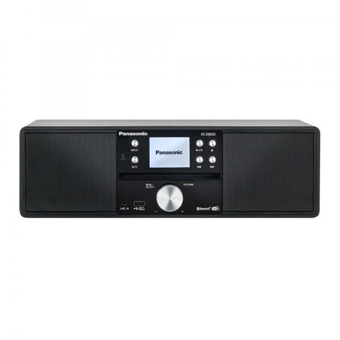 Panasonic HiFi Micro Anlage DAB+ SC-DM202EG-K schwarz mit Bluetooth Microsistema audio per la casa 24 W Nero