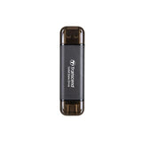 Transcend SSD 512GB ESD310C Portable USB 10Gbps Type-C/A - Solid State Disk Nero