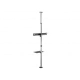Equip 650621 Supporto TV a parete 177,8 cm (70") Nero, Acciaio inossidabile