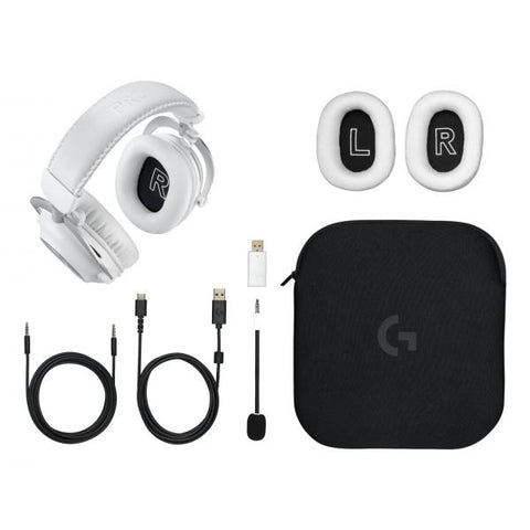 Logitech G PRO X 2 Auricolare Con cavo e senza cavo A Padiglione Giocare Bluetooth Nero, Bianco