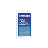 SAMSUNG PRO PLUS 256 GB - VIDEO CLASS V30 / UHS-I U3 / CLASS10 - UHS-I SDXC BIANCO