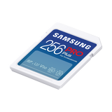 SAMSUNG PRO PLUS 256 GB - VIDEO CLASS V30 / UHS-I U3 / CLASS10 - UHS-I SDXC BIANCO