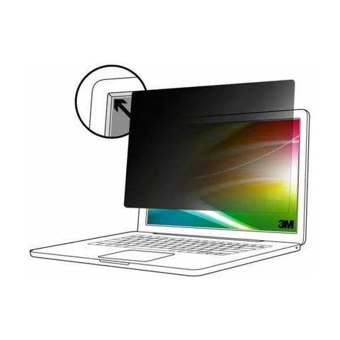 3M BP140W1B schermo anti-riflesso 35,6 cm [14] Computer portatile Filtro per la privacy senza bordi per display (3M - notebook privacy-filter)