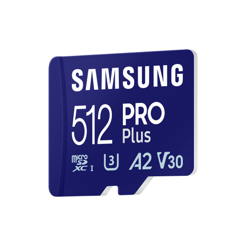 Samsung PRO Plus microSD Memory Card 512GB (2023), USB Card Reader incluso
